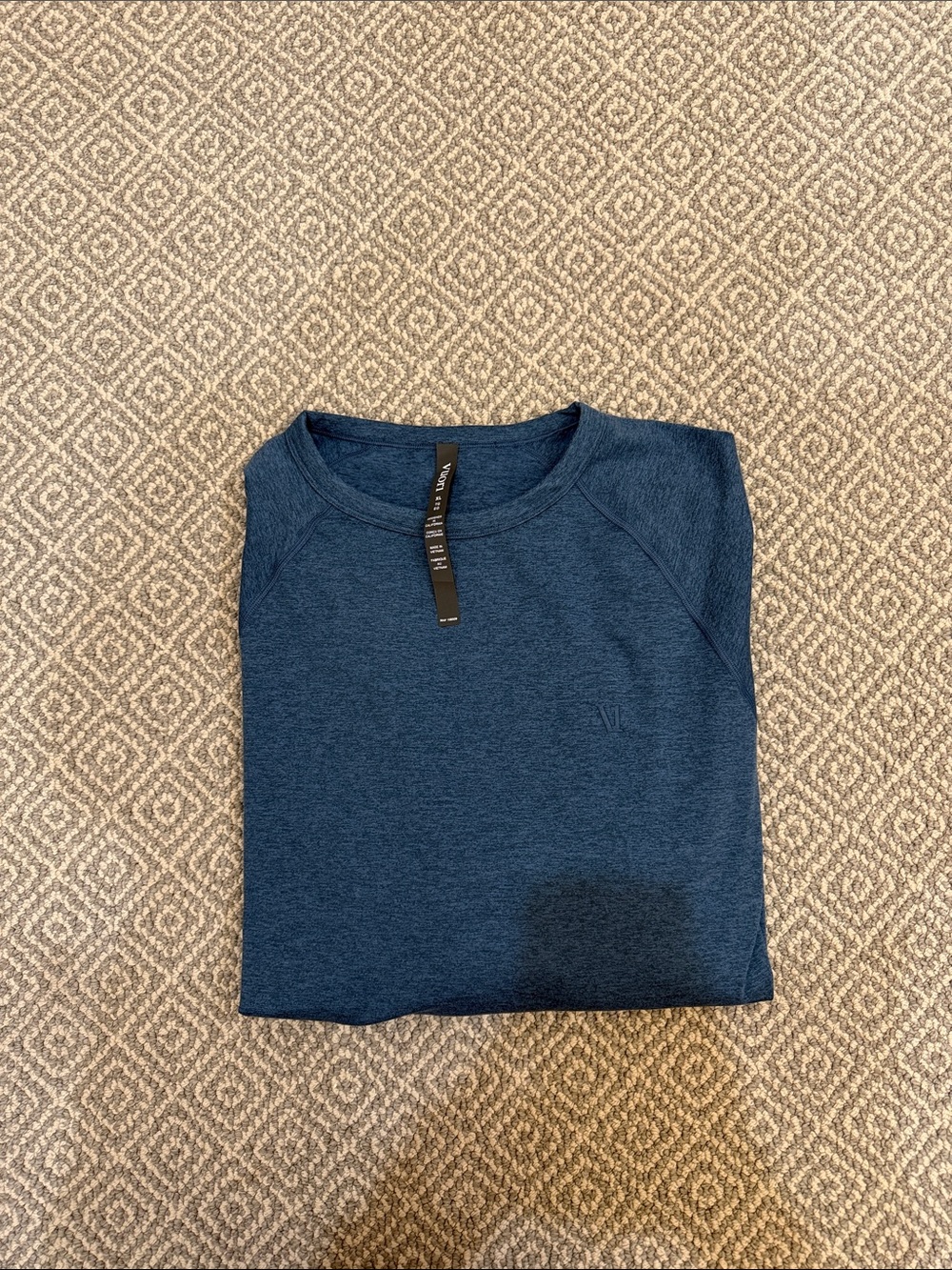 Vuori Men's Navy Blue Crewneck Sweatshirt